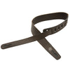 Lock-it Straps Leather Series 2.75 in. Guitar Strap - Brown