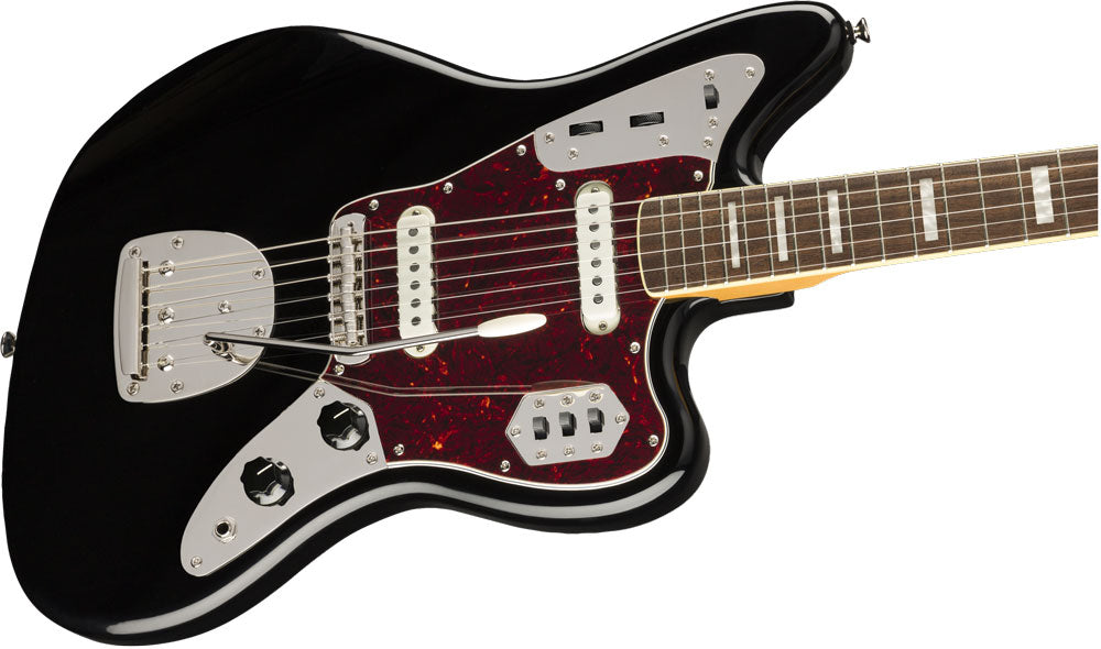 Fender Squier Classic Vibe '70s Jaguar Guitar, Laurel Fingerboard - Black