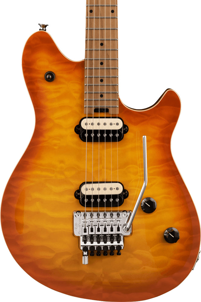 EVH Wolfgang Special QM, Baked Maple Fingerboard - Solar