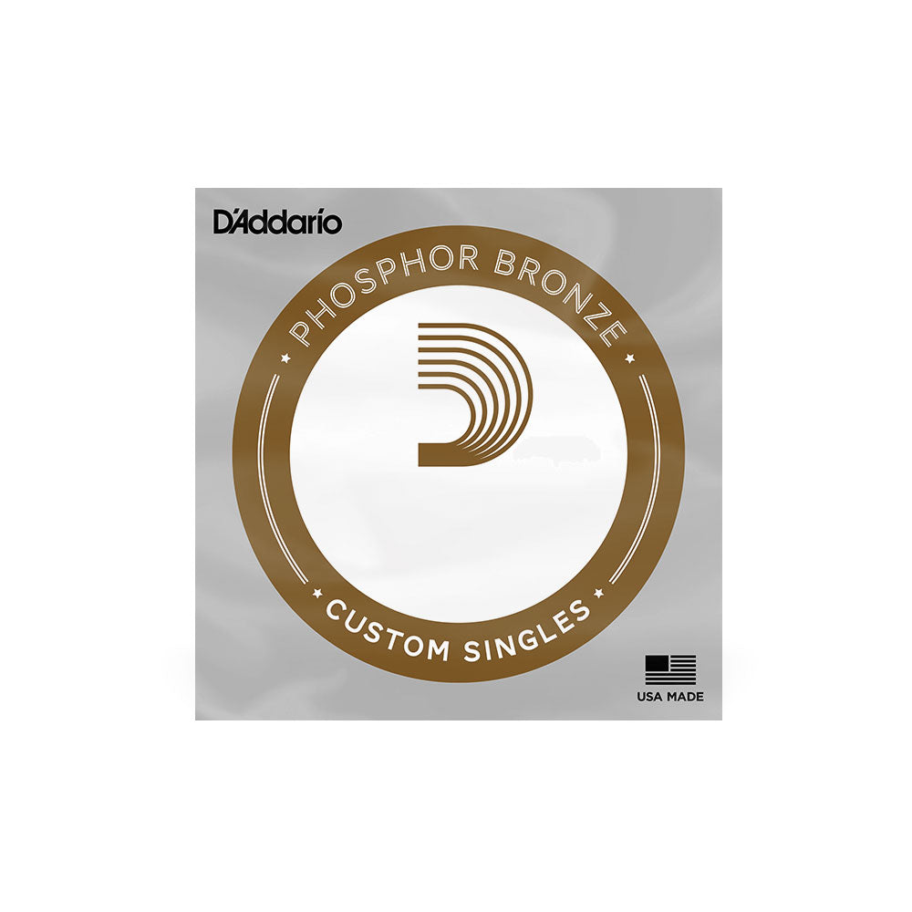 D'Addario - PB054 - Phosphor Bronze Wound Single Acoustic Guitar String .054