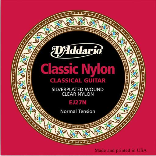 DAddario EJ27N Student Nylon Normal Tension Classical Guitar Strings - Bananas At Large®