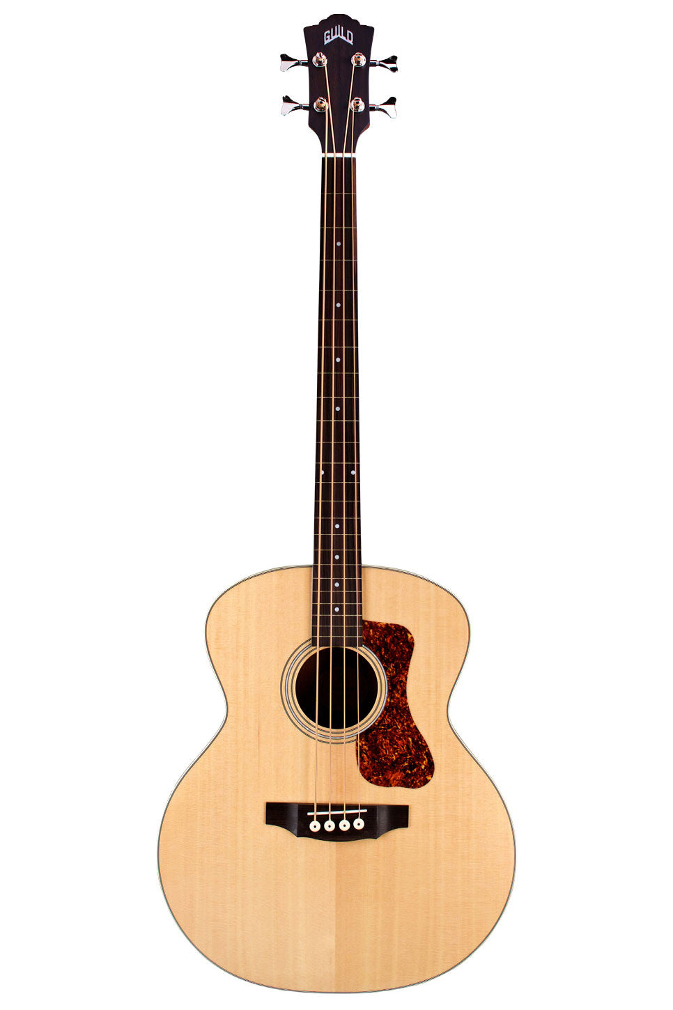 Guild B-240EF Fretless Acoustic-Electric Bass Guitar - Natural Satin