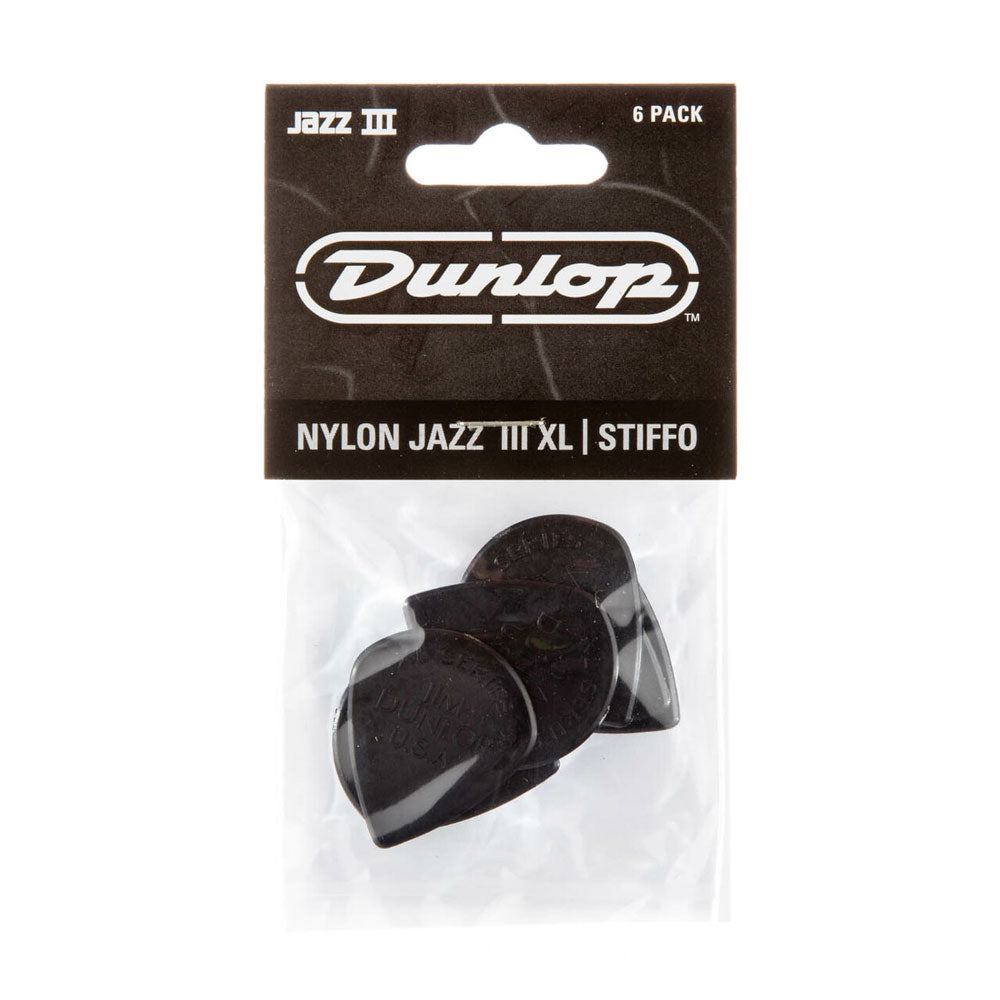 Dunlop - 47PXLS-  Stiffo Guitar Picks (6 pack) - Jazz III XL