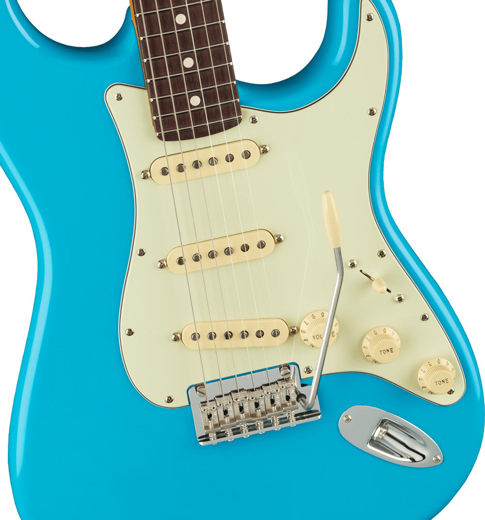 Fender American Professional II Stratocaster Electric Guitar - Rosewood Fingerboard - Miami Blue