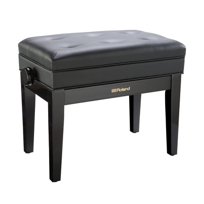 Roland RPB-400PE Piano Bench with Cushioned Seat - Polished Ebony