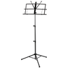 Strukture SMS1X Deluxe 3-Part Adjustable Music Stand with Bag - Black