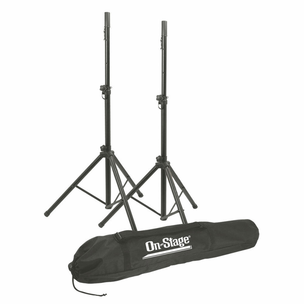 On-Stage SSP7900 All-Aluminum Speaker Stands - 2 Pack with Bag