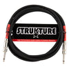 Strukture PRO157G Straight to Straight Instrument Cable - Black - 15 ft.