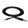 Hosa - CMP-110 - 10 ft Mono Interconnect Cable - 1/4 in TS Male to 3.5mm TRS Male