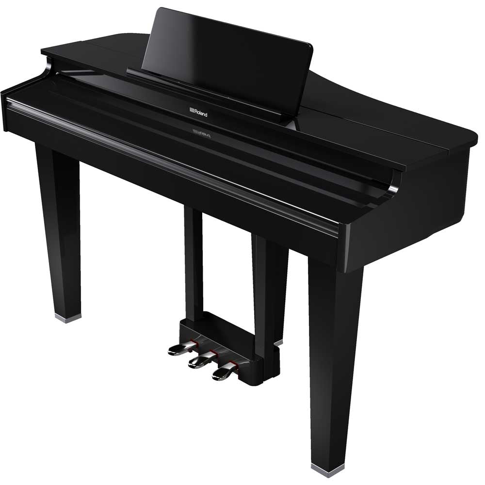 Roland GP-3-PE Compact Grand Digital Piano - Polished Ebony