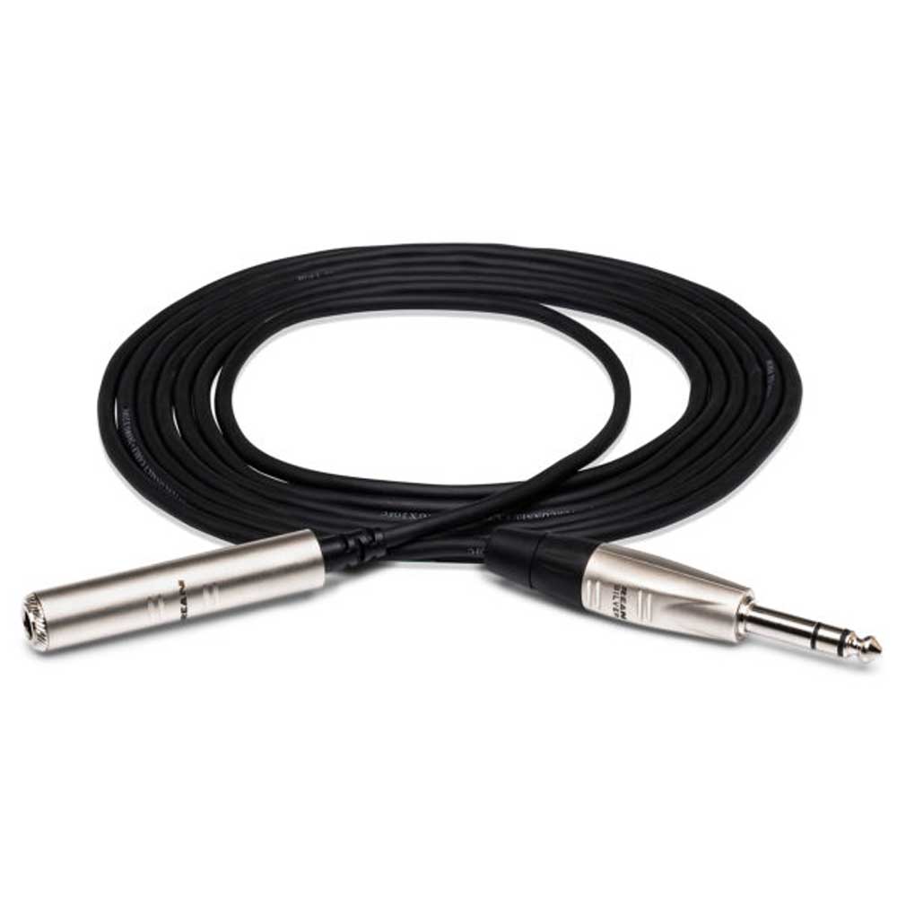 Hosa - HXSS-005 - 5 ft Pro Headphone Extension Cable - REAN 1/4 in TRS Female to Male