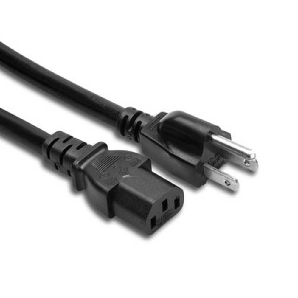 Hosa PWC-450 50 ft. Power Cable - 14 AWG - NEMA 5-15P to IEC C13 - Bananas at Large®