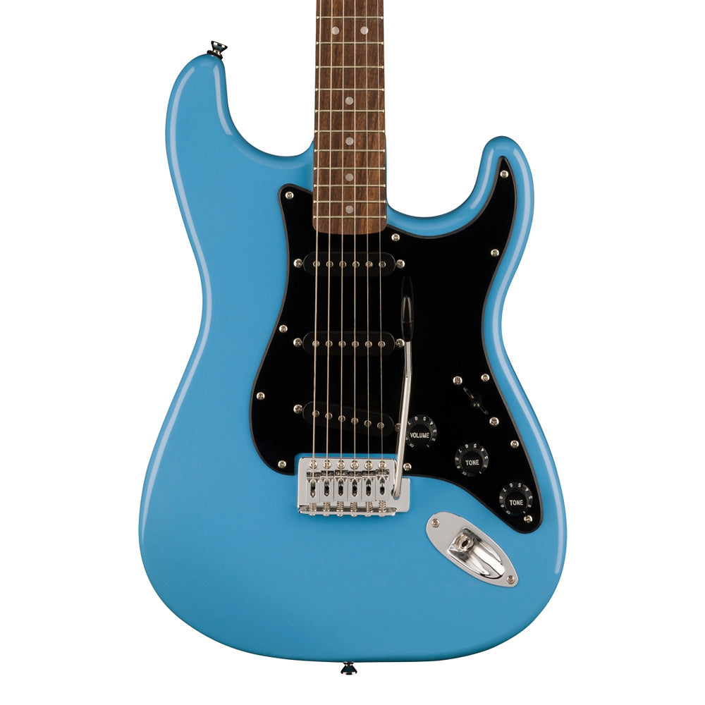 Squier Sonic Stratocaster, Laurel Fingerboard, Black Pickguard, California Blue