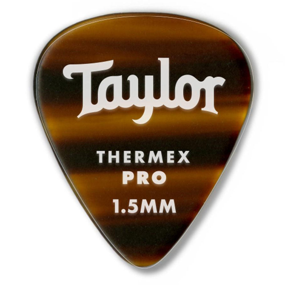 Taylor - 80759 - Thermex Guitar Picks (6 Pack) - 351 Shape (1.5mm) - Tortoise Shell