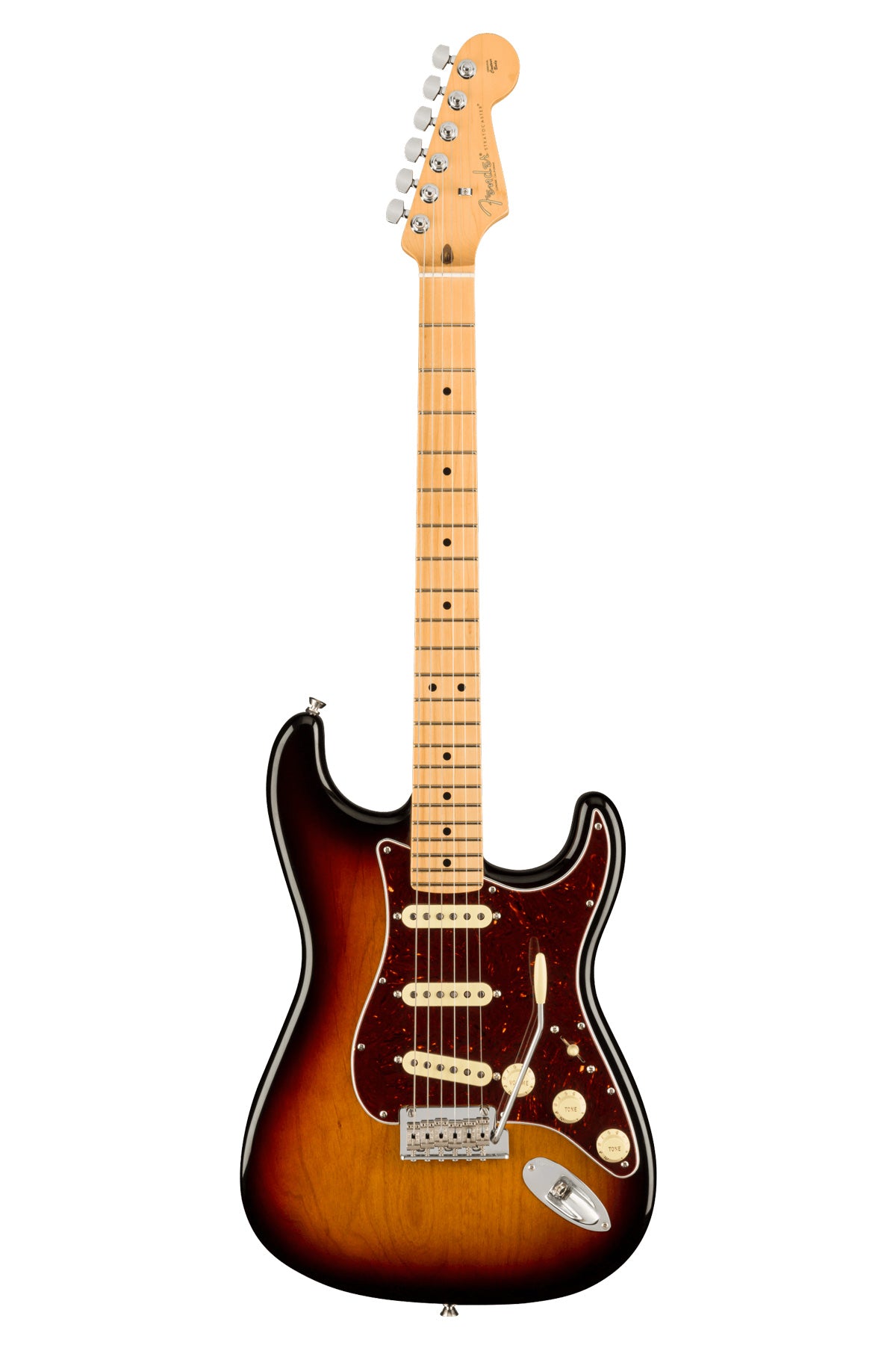 Fender American Professional II Stratocaster Electric Guitar - Maple Fingerboard - 3-Color Sunburst