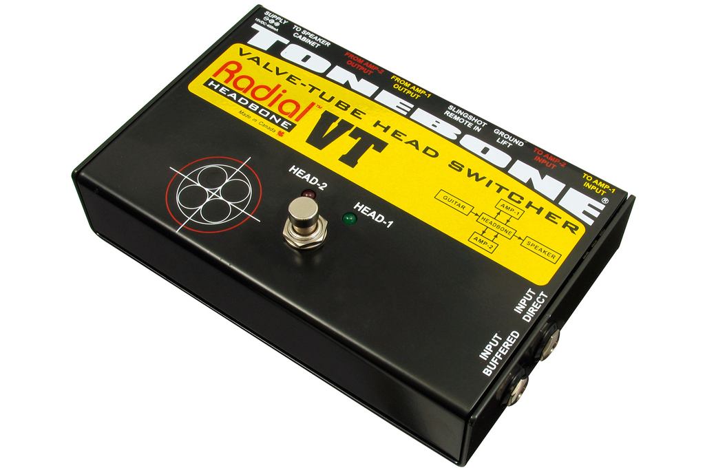 Radial Tonebone Headbone VT Amp Head Switcher for two tube amps - Bananas at Large®