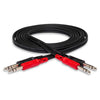 Hosa - CSS-203 - 3m Stereo Interconnect Cable - Dual 1/4 in TRS Male to Same
