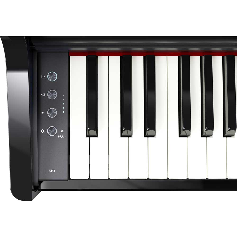 Roland GP-3-PE Compact Grand Digital Piano - Polished Ebony
