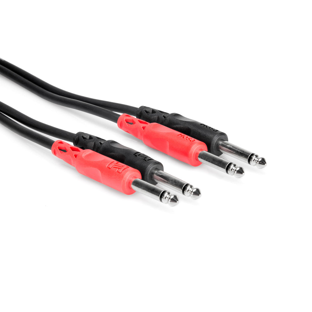 Hosa Stereo Interconnect Cable, Dual 1/4 in. to 1/4 in. - 10 ft. - Bananas at Large®
