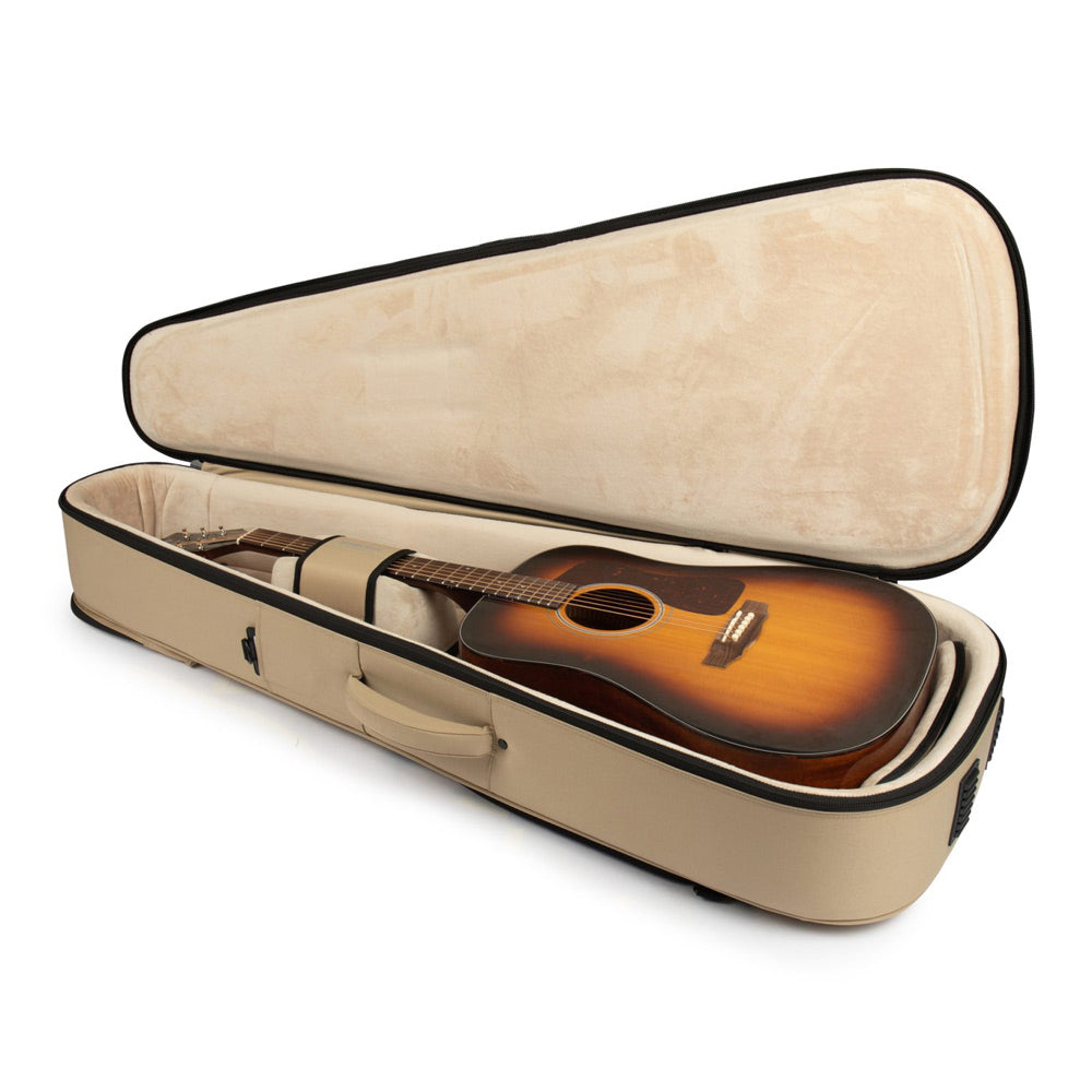 Gator ICON Series Gig Bag for Dreadnaught Acoustic Guitars – Khaki