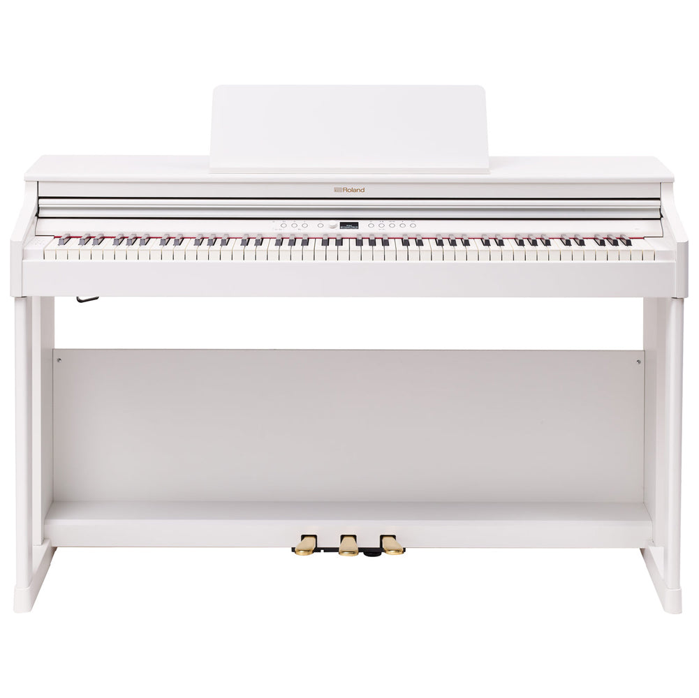 Roland RP-701 Digital Upright Piano w/ Stand and Bench - White