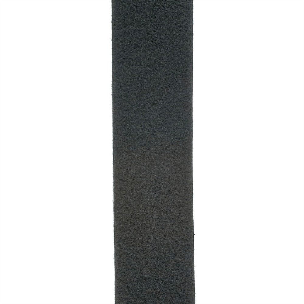 D'Addario 25BL00 Basic Leather 2.5 in. Guitar Strap - Black