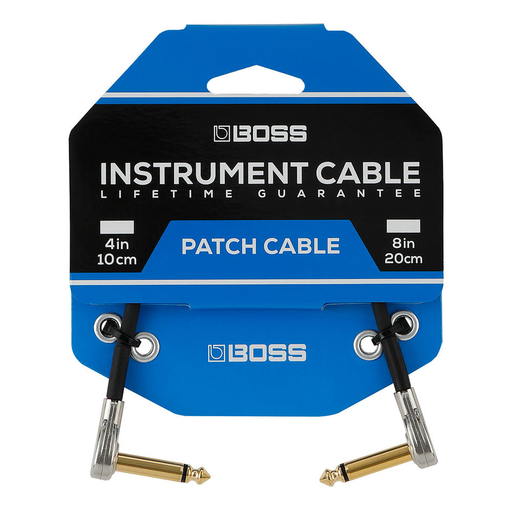 BOSS BPC-8 Angled Pancake Patch Cable - 8 in. - Bananas at Large®