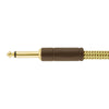 Fender Deluxe Series Straight to Straight Instrument Cable - Tweed - 18.6 ft.