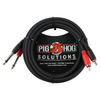 Pig Hog PD-R1410 Solutions 10ft RCA - 1/4 in. Dual Cable - Bananas at Large