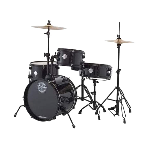 Ludwig LC178X016 Questlove Pocket Kit 4-Piece Drum Set - Black Sparkle