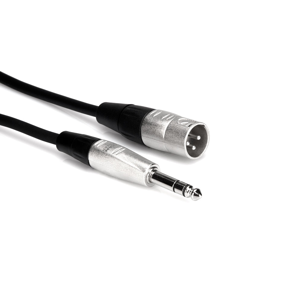 Hosa Pro Balanced Interconnect Cable, 1/4 in. to XLR - 15 ft.