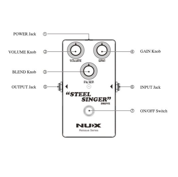 NUX Steel Singer Drive Pure Analog