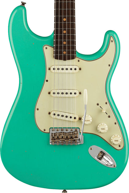 Fender Custom Shop #1 Limited Edition '62/'63 Stratocaster - Journeyman Relic, Aged Sea Foam Green - Bananas at Large®
