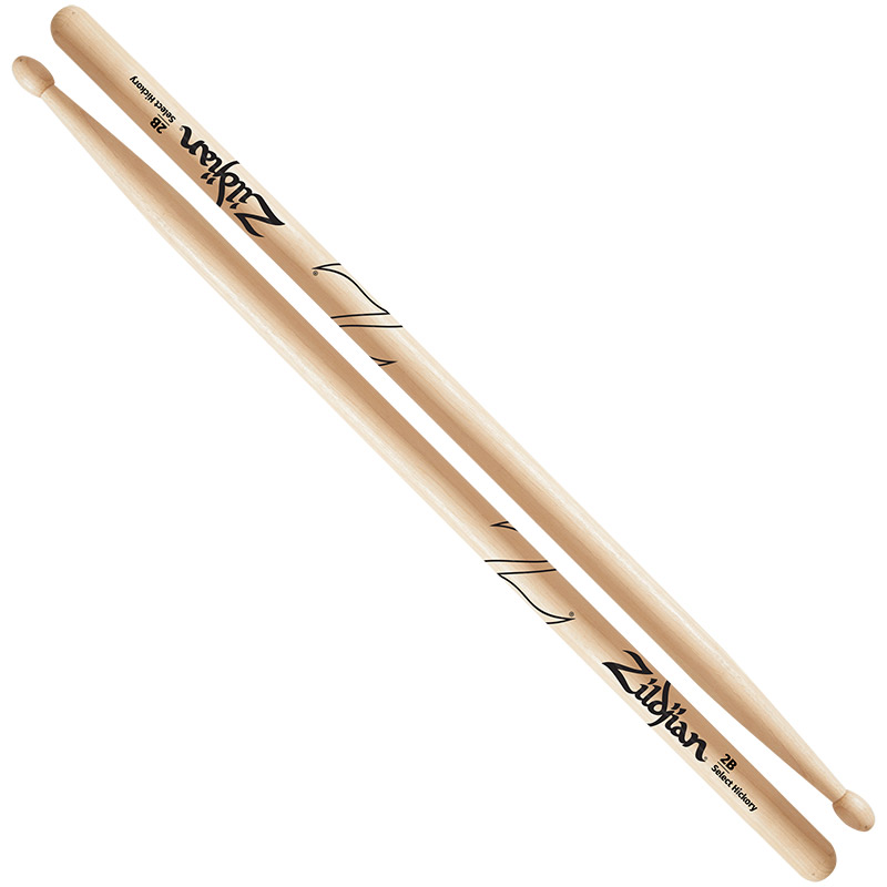 Zildjian 2B Wood Tip Drumsticks - Bananas at Large®