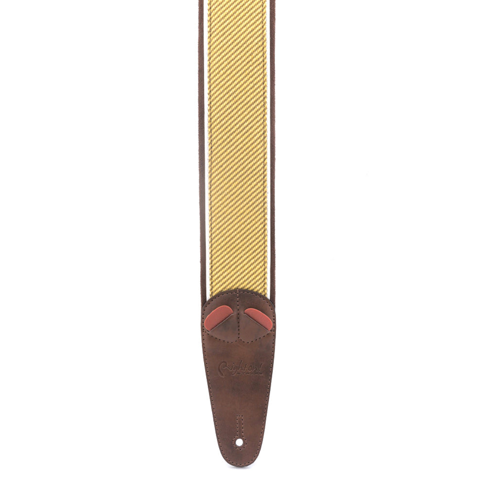 Righton! Steadymojo 2.3 in. Guitar Strap - Tweed Brown
