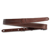Taylor 4205-15 Slim Leather 1.5 in. Guitar Strap - Chocolate Brown