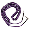 Fender J Mascis Straight to Angle Instrument Cable - Purple Coil - 30 ft.