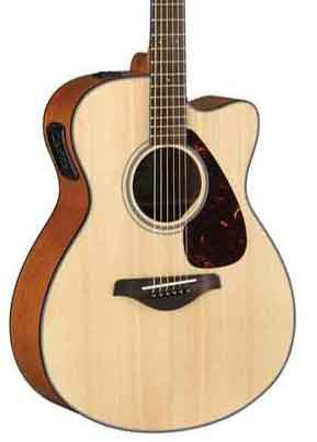Yamaha FSX800C Concert Body Acoustic Electric Guitar - Natural