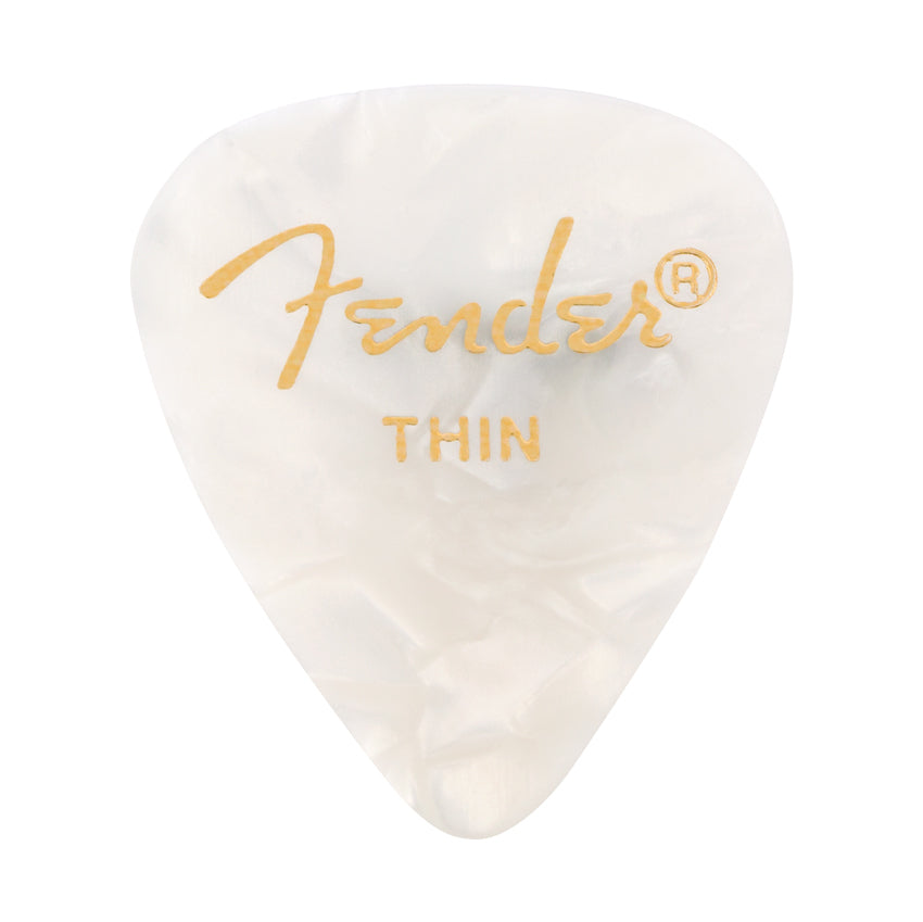 Fender 351 Shape Light 12 Pack Picks - White Moto - Bananas at Large®