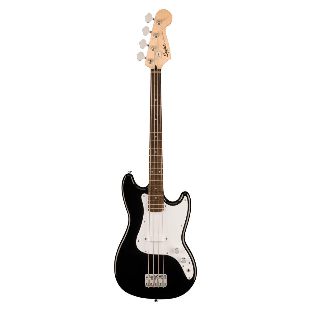 Squier Sonic Bronco Bass - Black with Laurel Fingerboard & White Pickguard