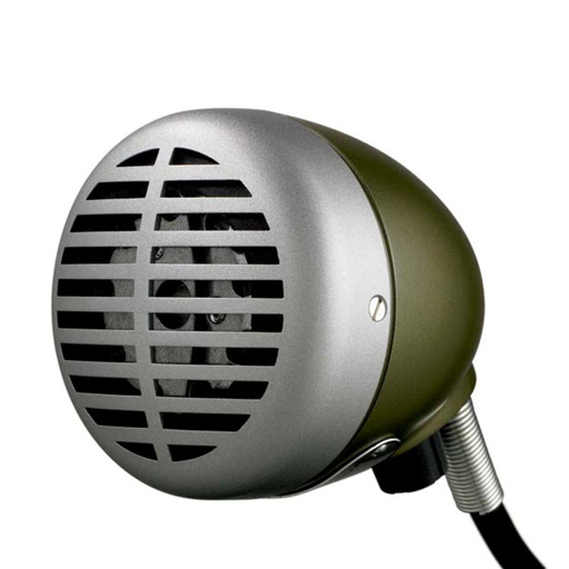 Shure 520DX Green Bullet Harmonica Microphone - Bananas at Large