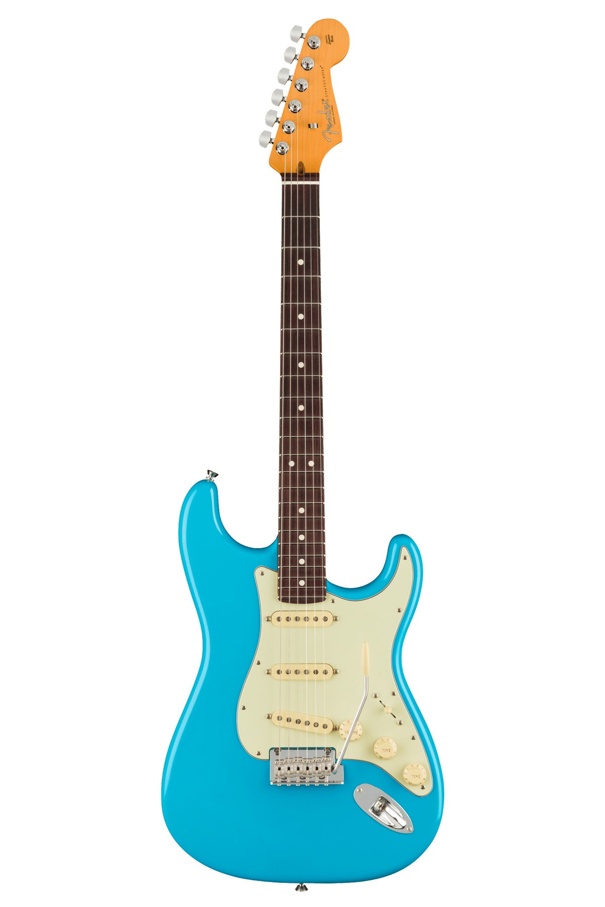 Fender American Professional II Stratocaster Electric Guitar - Rosewood Fingerboard - Miami Blue