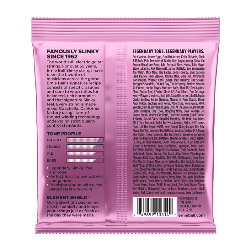 Ernie Ball Mega Slinky Nickel Wound Electric Guitar Strings - 10.5-48 Gauge - Bananas at Large®