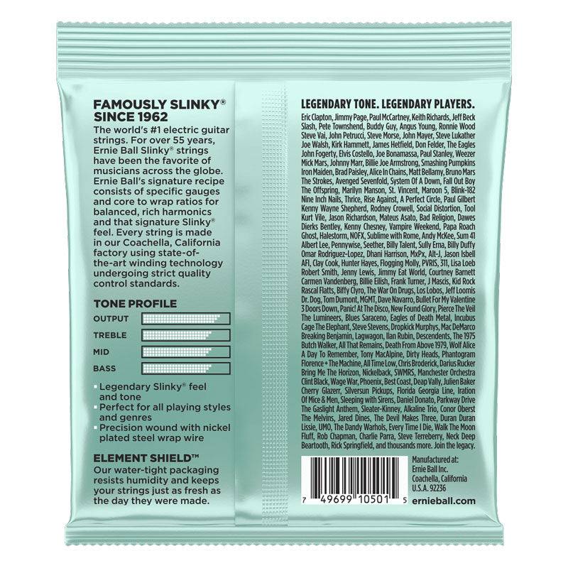 Ernie Ball Mondo Slinky Nickel Wound Electric Guitar Strings, 10.5-52 - Bananas at Large®
