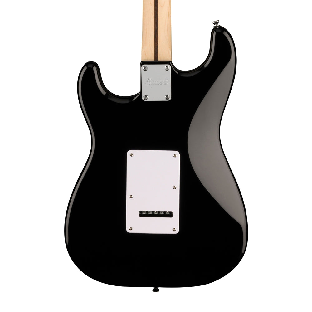 Squier Sonic Stratocaster, Maple Fingerboard, White Pickguard - Black