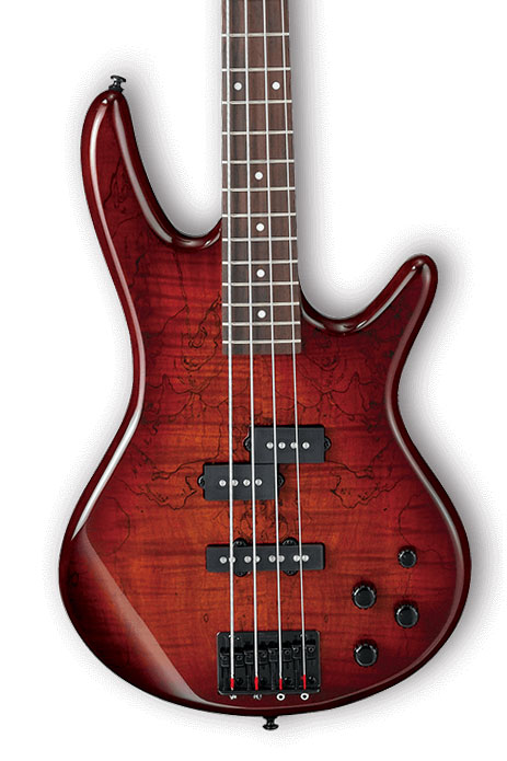 Ibanez GSR200SM GIO Series 4 String Bass - Charcoal Brown Burst - Bananas at Large®