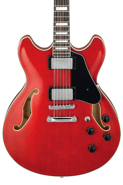 Ibanez AS Artcore 12-String Semi-Hollow Electric Guitar - Transparent Cherry Red