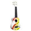 Amahi DDUK7 Soprano Ukulele with Psychedelic Design