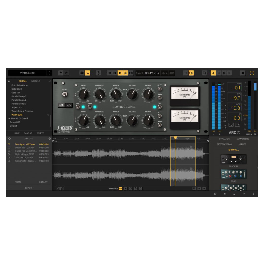 IK Multimedia T-RackS Black 76 Limiting Amplifier Plug-In [Download] - Bananas at Large®