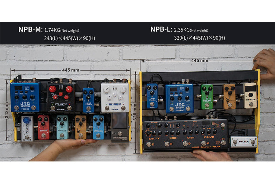 NUX Bumblebee-M Medium Pedal Board with Carry Bag – Bananas at  